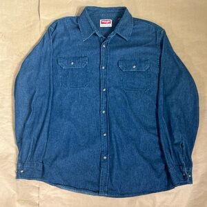 Wrangler Indigo blue Button-Up Shirt